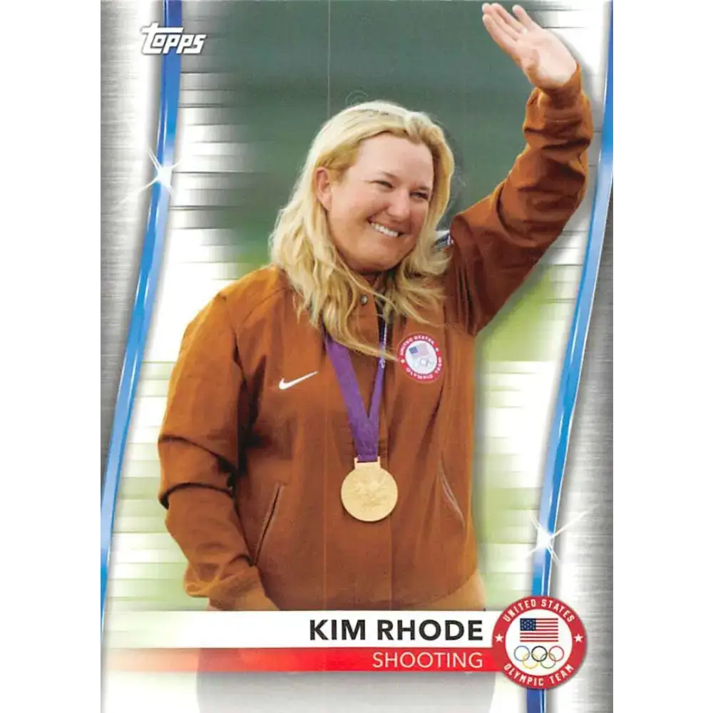 2021 Topps US Olympics and Paralympics Team Hopefuls NM-MT #31 Kim Rhode Shooting Card - Other