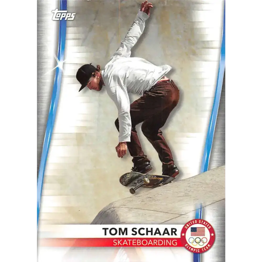 2021 Topps US Olympics and Paralympics Team Hopefuls NM-MT #34 Tom Schaar Skateboarding Card - Other
