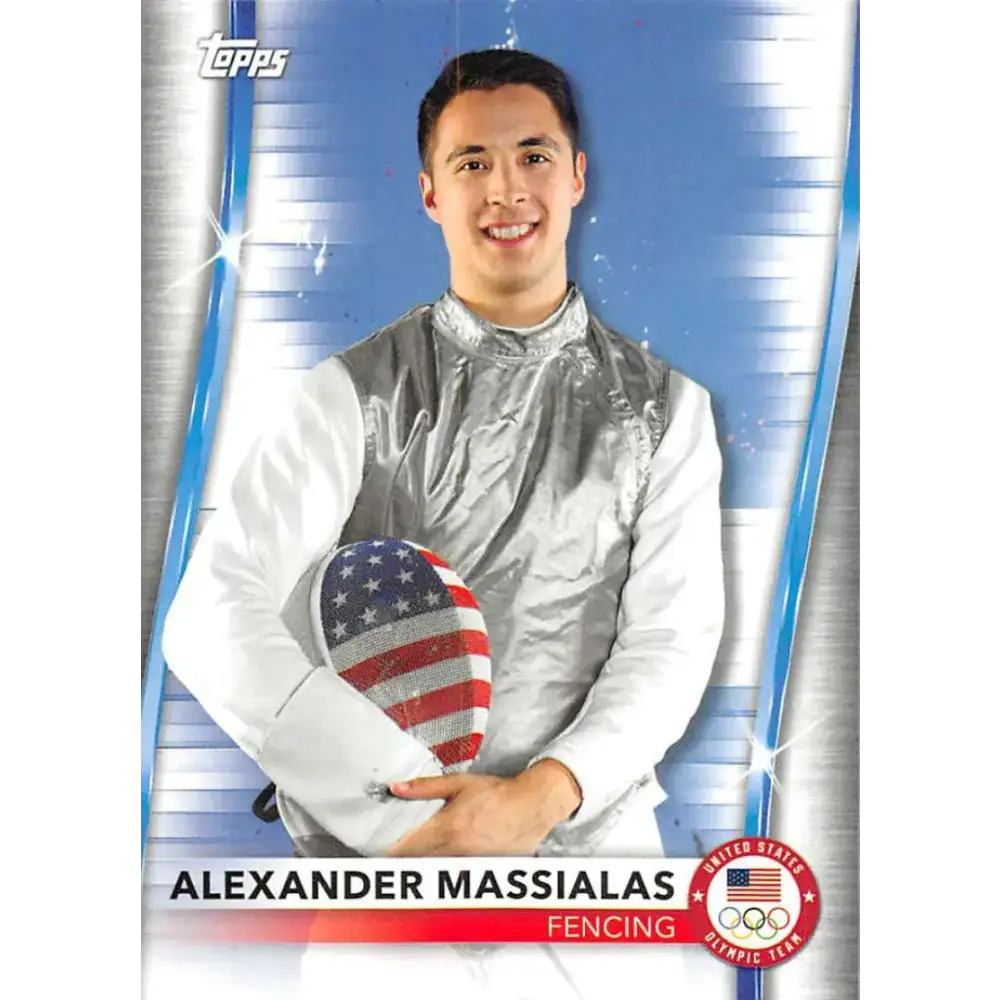2021 Topps US Olympics and Paralympics Team Hopefuls NM-MT #36 Alexander Massialas Fencing Card - Other