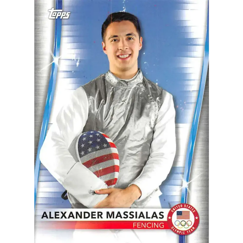 2021 Topps US Olympics and Paralympics Team Hopefuls NM-MT #36 Alexander Massialas Fencing Card - Other