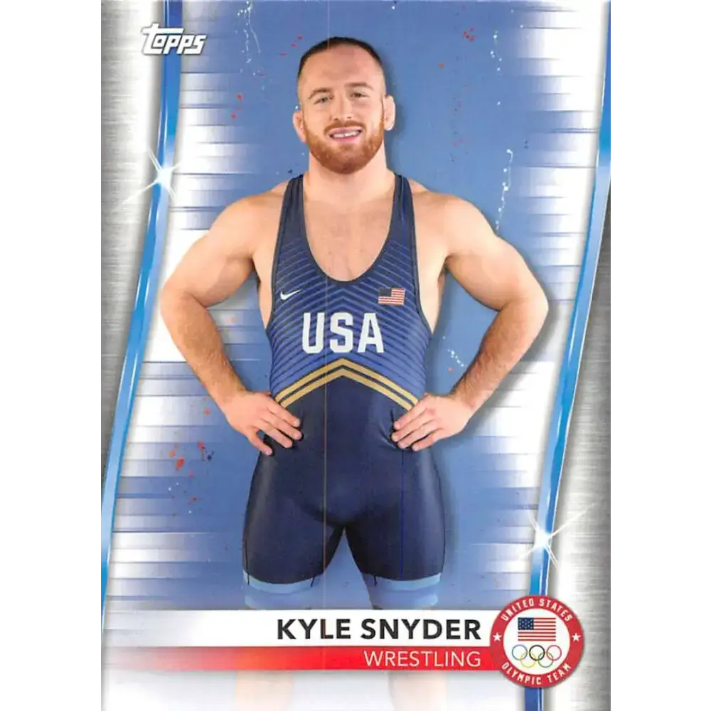 2021 Topps US Olympics and Paralympics Team Hopefuls NM-MT #38 Kyle Snyder Wrestling Card - Wrestling Card Single