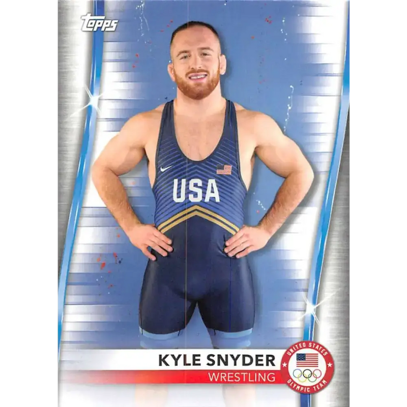 2021 Topps US Olympics and Paralympics Team Hopefuls NM-MT #38 Kyle Snyder Wrestling Card - Wrestling Card Single