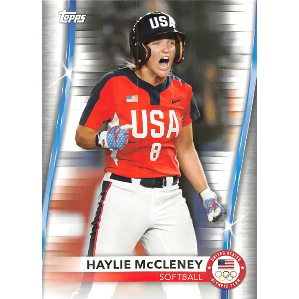 2021 Topps US Olympics and Paralympics Team Hopefuls NM-MT #4 Haylie McCleney Softball Card - Baseball Card Single