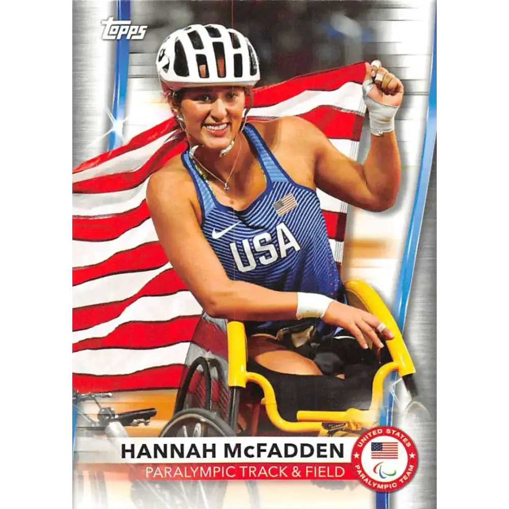2021 Topps US Olympics and Paralympics Team Hopefuls NM-MT #51 Hannah McFadden Paralympic Track & Field Card - Other