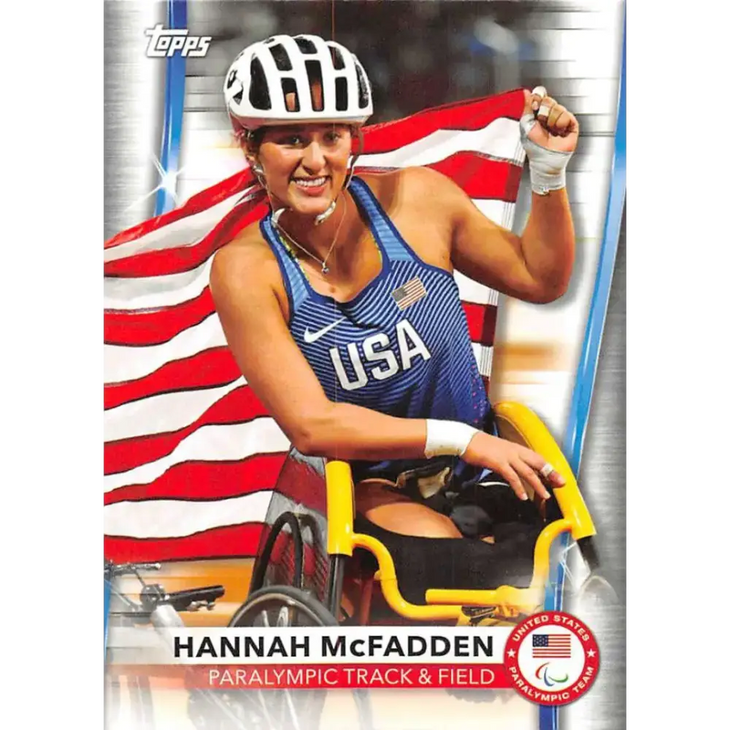 2021 Topps US Olympics and Paralympics Team Hopefuls NM-MT #51 Hannah McFadden Paralympic Track & Field Card - Other