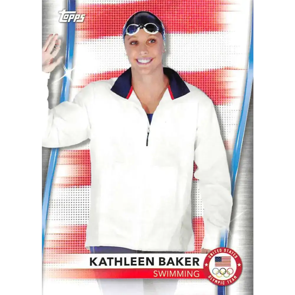 2021 Topps US Olympics and Paralympics Team Hopefuls NM-MT #6 Kathleen Baker Swimming Card - Sports Card Single