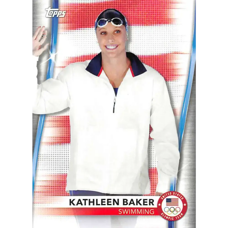 2021 Topps US Olympics and Paralympics Team Hopefuls NM-MT #6 Kathleen Baker Swimming Card - Sports Card Single