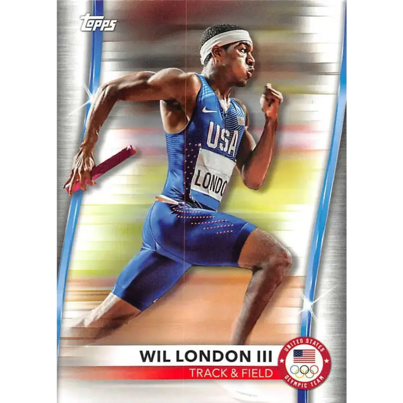 2021 Topps US Olympics and Paralympics Team Hopefuls NM-MT #73 Wil London III Track & Field Card - Other