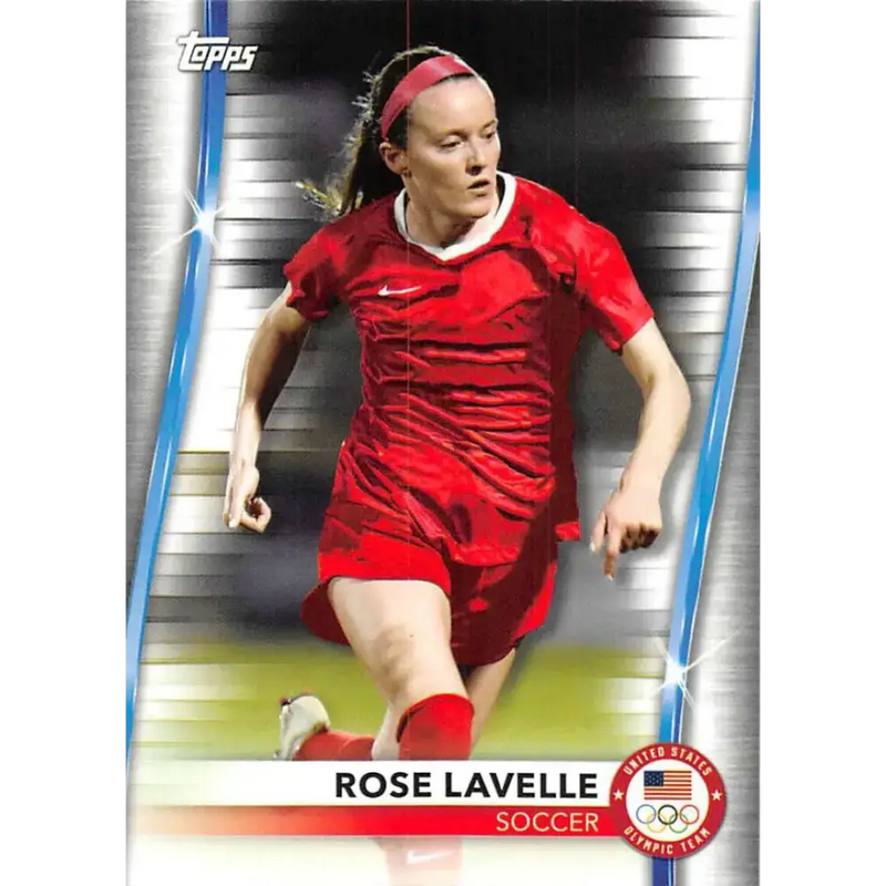 2021 Topps US Olympics and Paralympics Team Hopefuls NM-MT #8 Rose Lavelle Soccer Card - Soccer Card Single