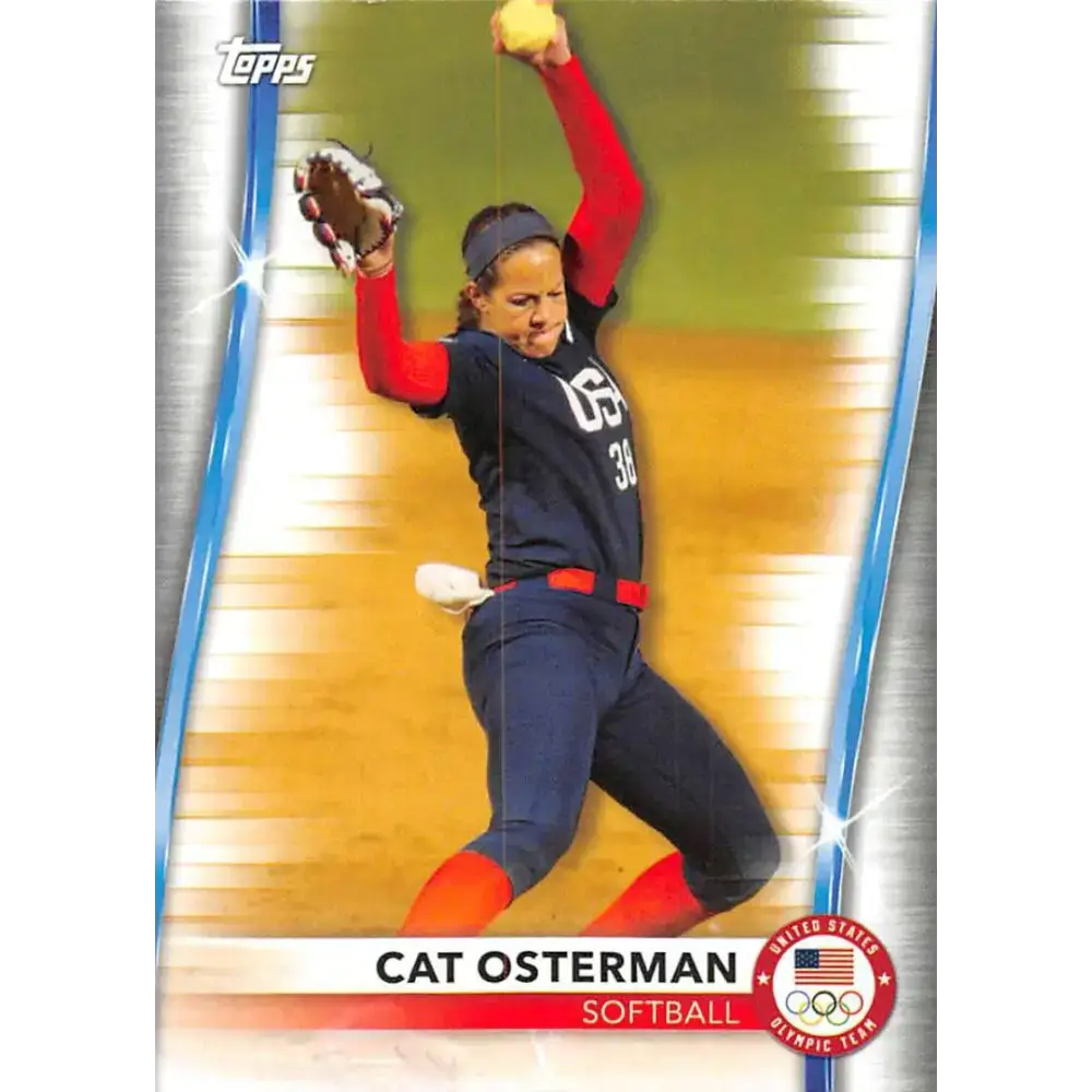 2021 Topps US Olympics and Paralympics Team Hopefuls NM-MT #9 Cat Osterman Softball Card - Baseball Card Single