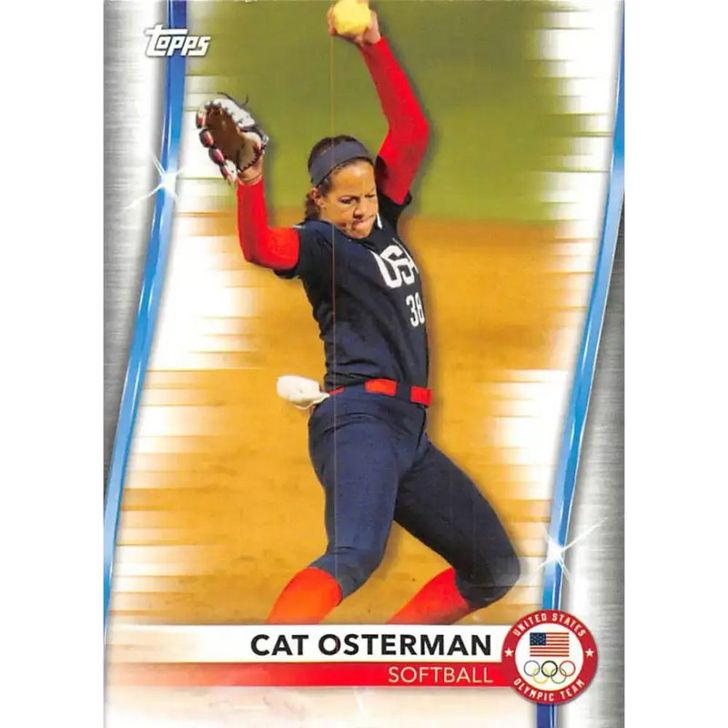 2021 Topps US Olympics and Paralympics Team Hopefuls NM-MT #9 Cat Osterman Softball Card - Baseball Card Single