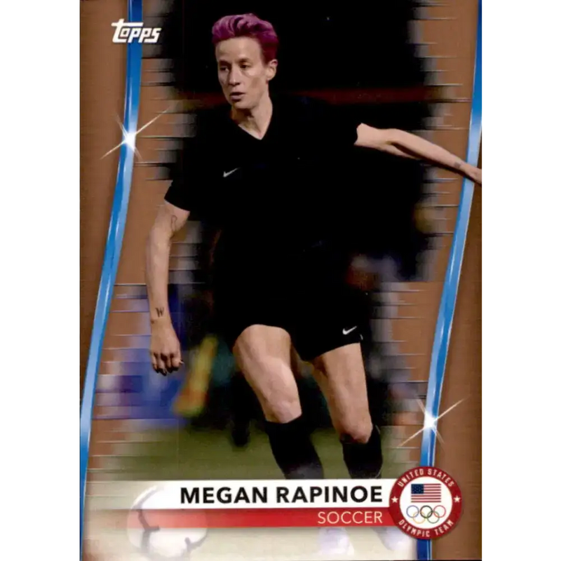 2021 Topps US Olympics Bronze #20 Megan Rapinoe NM-MT Soccer Card - Soccer Card Single