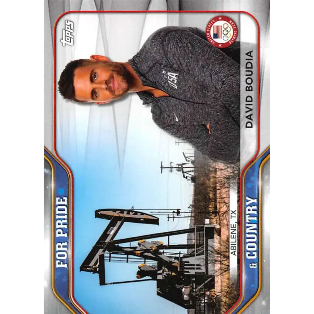 2021 Topps US Olympics For Pride and Country #PC-10 David Boudia NM-MT Diving Card - Other