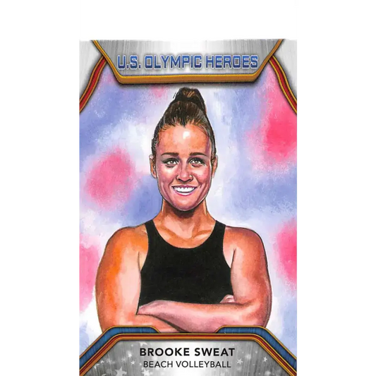 2021 Topps US Olympics Heroes #OH-BS Brooke Sweat NM-MT Beach Volleyball Card - Sports Memorabilia