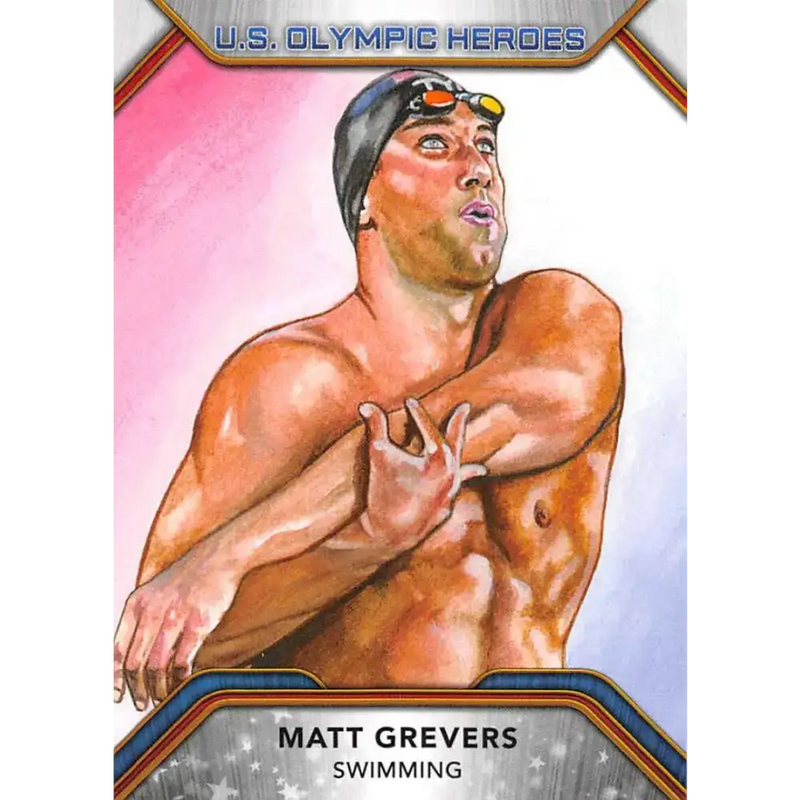 2021 Topps US Olympics Heroes #OH-MG Matt Grevers NM-MT Swimming Card - Other