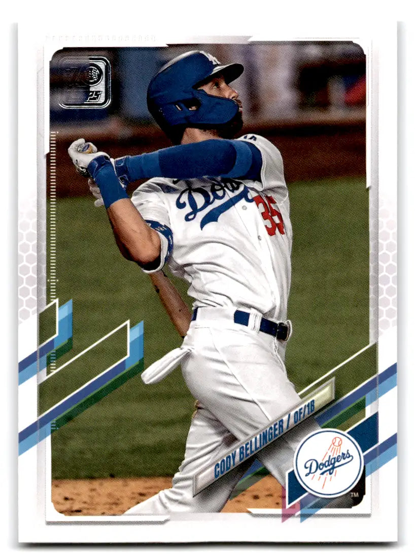 2021 Topps - White Jersey #50 Cody Bellinger Dodgers - Baseball Card Single