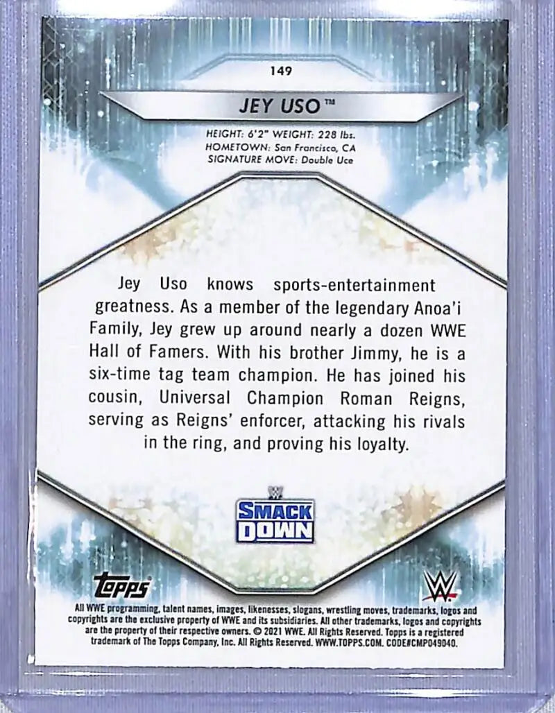 2021 Topps WWE #149 Jey Uso NM-MT