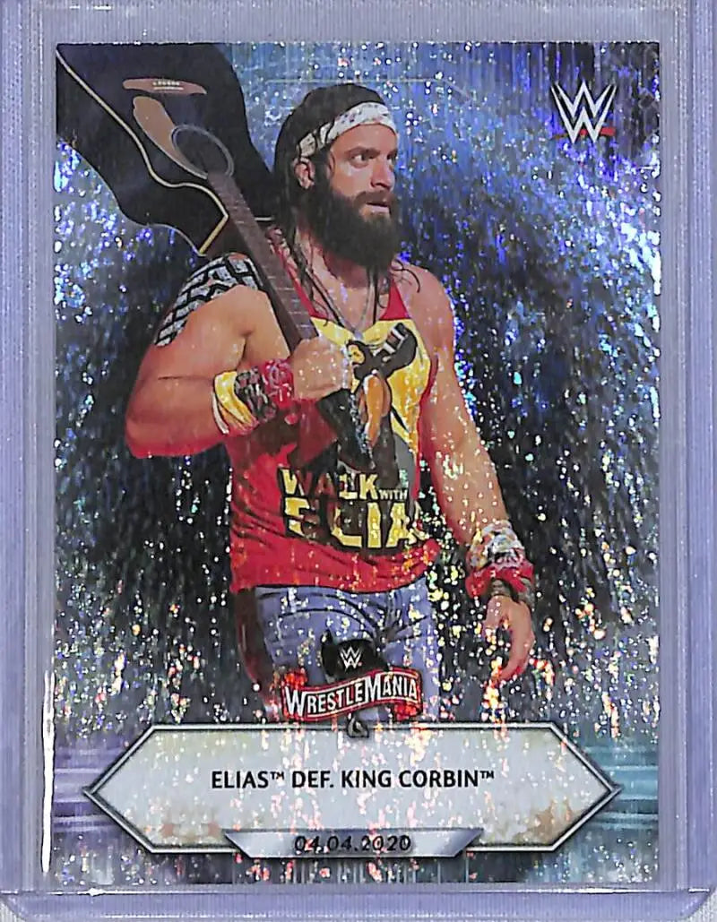 2021 Topps WWE #49 Elias Def. King Corbin NM-MT