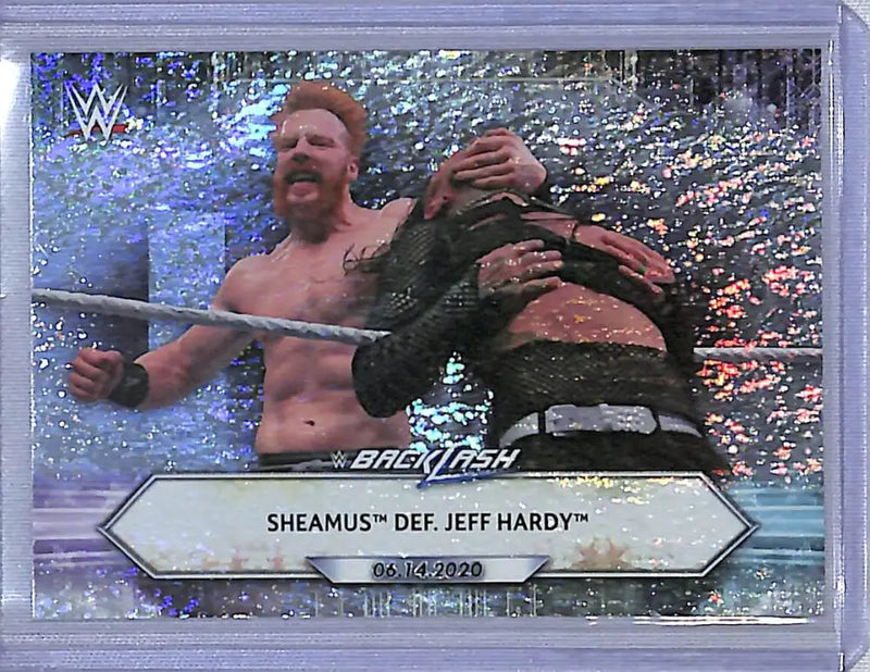 2021 Topps WWE #87 Sheamus Def. Jeff Hardy NM-MT