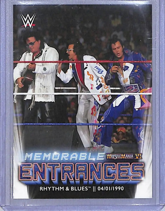 2021 Topps WWE Memorable Entrances #ME-1 Rhythm & Blues NM-MT - Wrestling Card Single