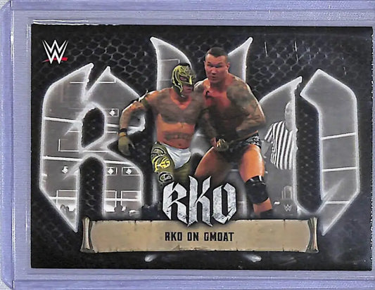 2021 Topps WWE RKO #RKO-7 RKO On Gmoat NM-MT - Wrestling Card Single