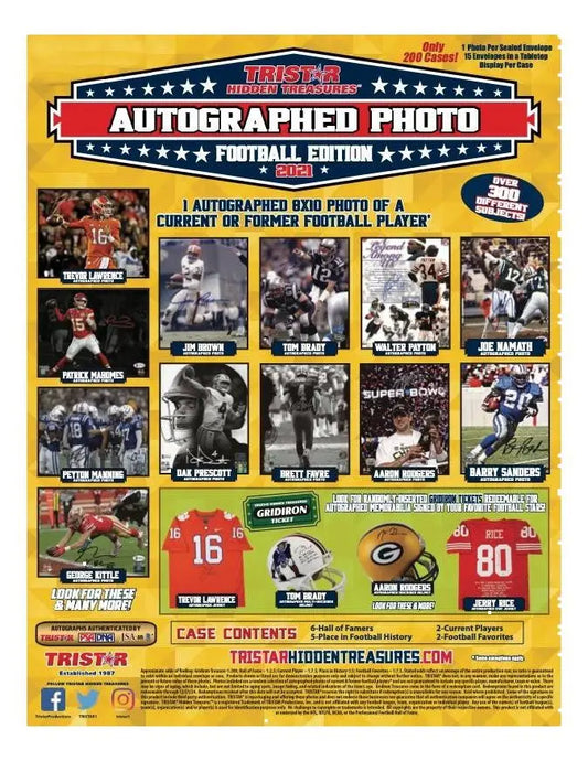 Autographed 8x10 photo from Tristar Hidden Treasures Football Edition product