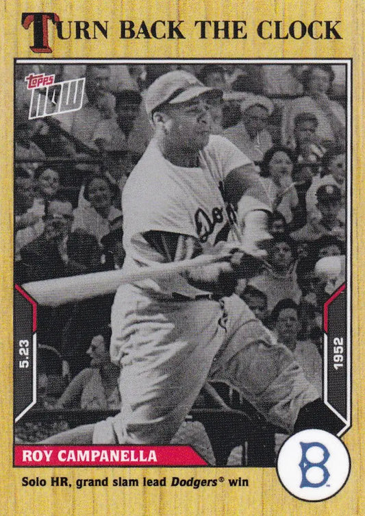 2021 TURN BACK THE CLOCK #53 ROY CAMPANELLA- BROOKLYN DODGERS - Baseball Card Single