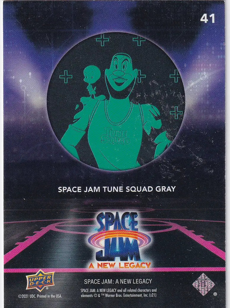 2021 UPPER DECK #41 SPACE JAM TUNE SQUAD GRAY-SPACE JAM - Entertainment Card Single