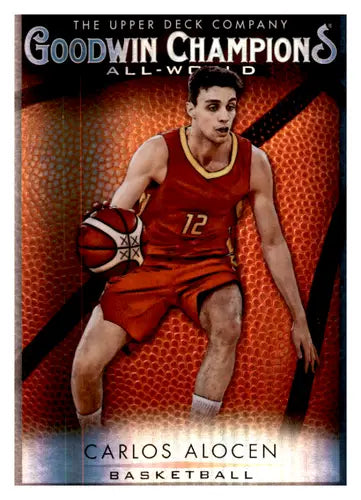 Carlos Alocen basketball card from upper deck goodwin champions series