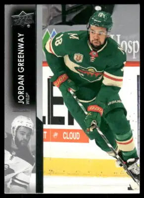 2021 Upper Deck Jordan Greenway #89 Hockey - Hockey Card Single