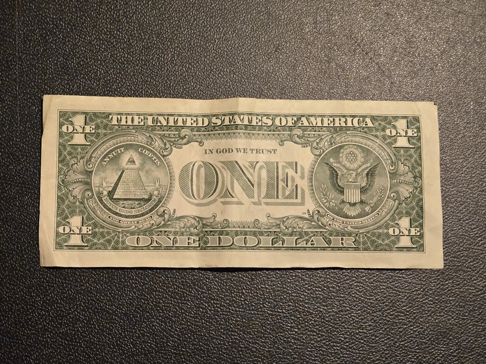 2021 US $1 Bill Paper Money - Very Fine Circulated Note - Rare Collectible - Coins & Currency