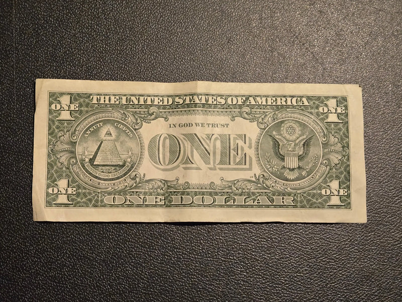 2021 US $1 Bill Paper Money - Very Fine Circulated Note - Rare Collectible - Coins & Currency
