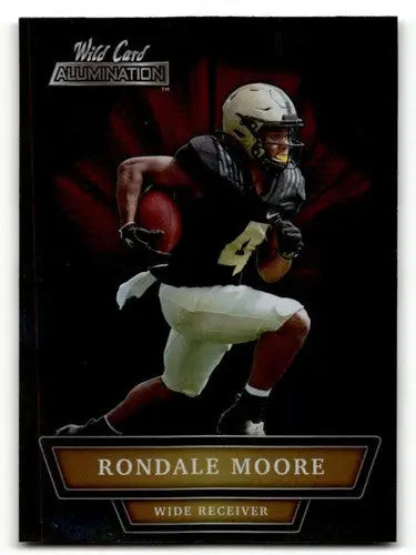 Original gloss Rondale Moore football card from 2021 Wild Card Alumination series