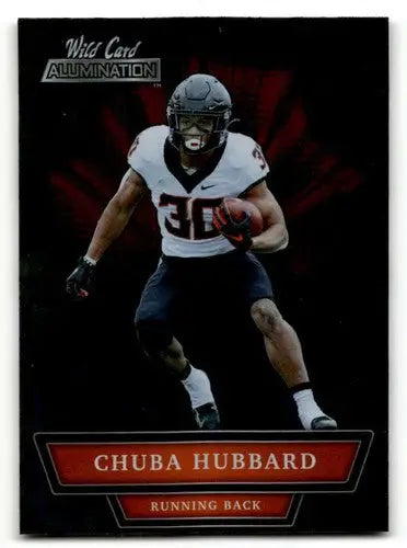 2021 Wild Card Alumination #ABC-24 Chuba Hubbard Oklahoma State Cowb ID:61849 - Football Card Single