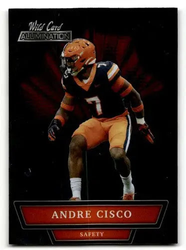 Andre Cisco football card from 2021 Wild Card Alumination collection