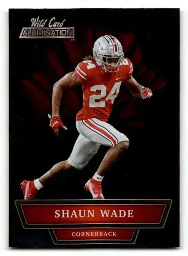 Original gloss Shaun Wade football card from Wild Card Alumination Ohio State Buckeyes
