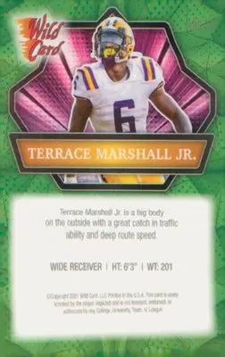 2021 Wild Card Alumination Holo-Lux Green #ABC-53 Elijah Mitchell 8.50 - Football Card Single