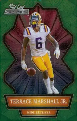 2021 Wild Card Alumination Holo-Lux Green #ABC-53 Elijah Mitchell 8.50 - Football Card Single
