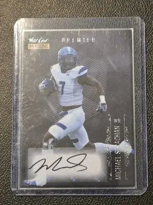 2021 Wild Card Matte #MB-A Michael Strachan Autographs - Football Card Single