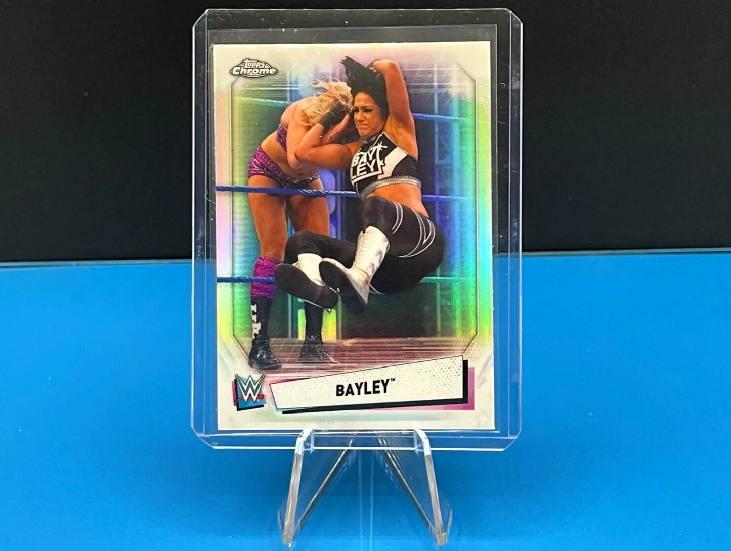 2021 WWE Topps Chrome -REFRACTOR- #49 -Bayley