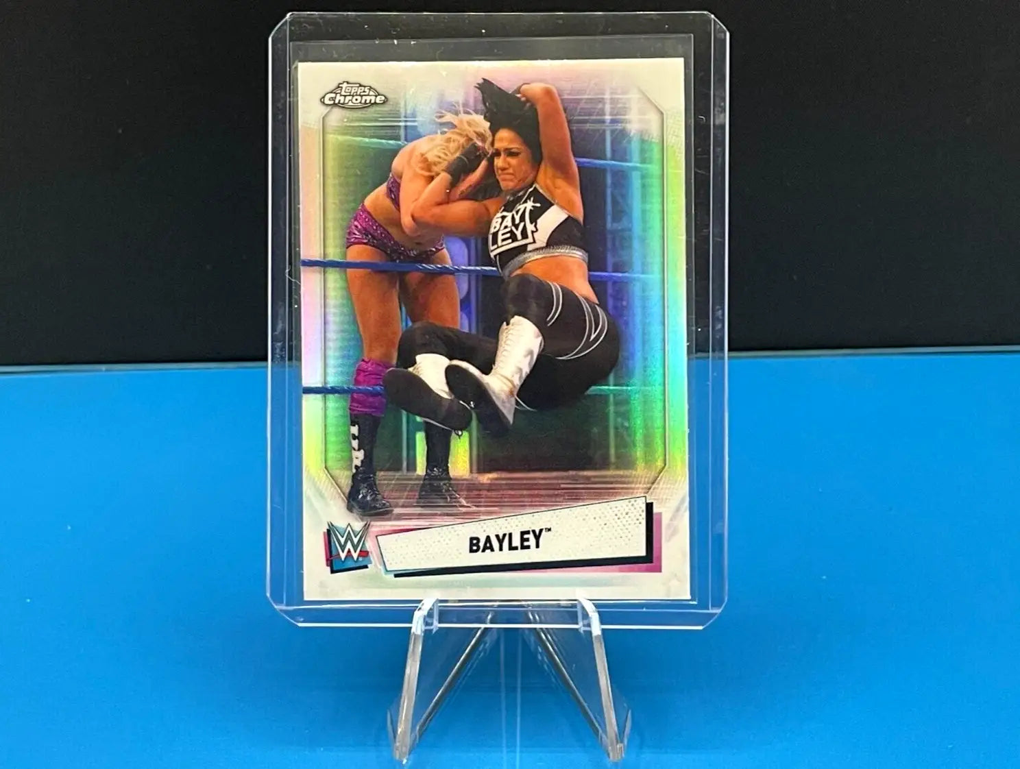 2021 WWE Topps Chrome -REFRACTOR- #49 -Bayley - Other