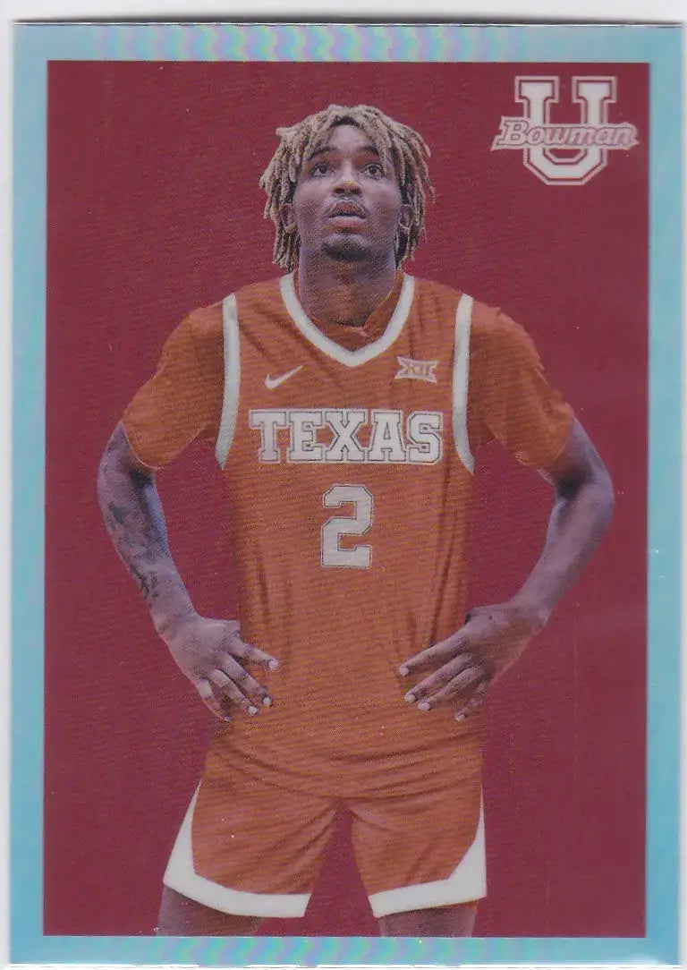 2022-23 Bowman Chrome University #09-B-20 Aterio Morris 2009 insert Texas