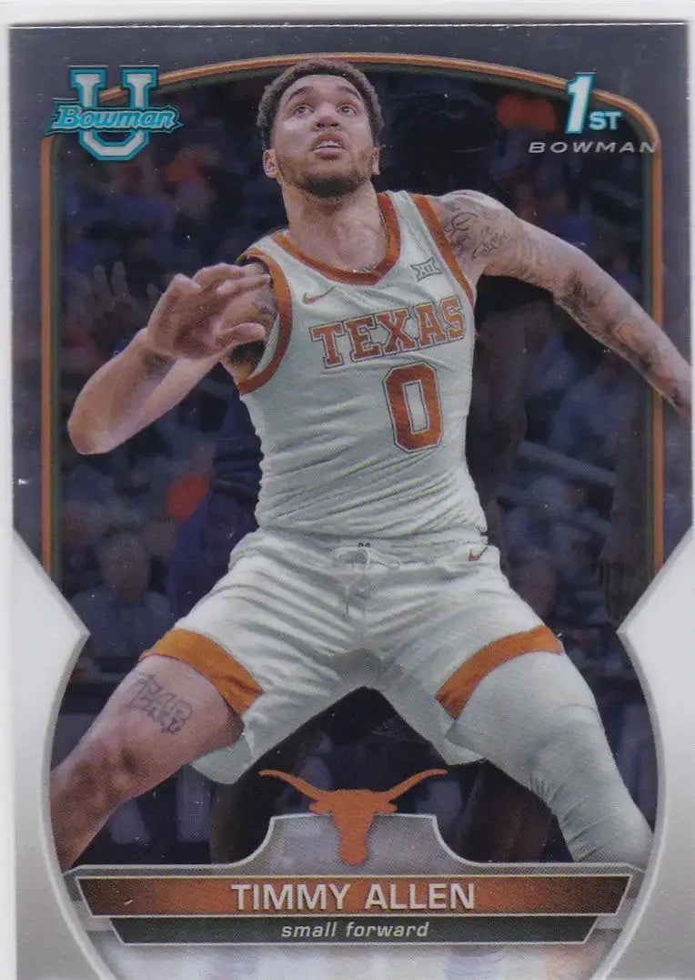 2022-23 Bowman Chrome University#26 Timmy Allen Texas