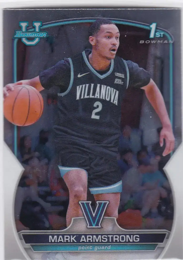 2022-23 Bowman Chrome University#95 Mark Armstrong Villanova