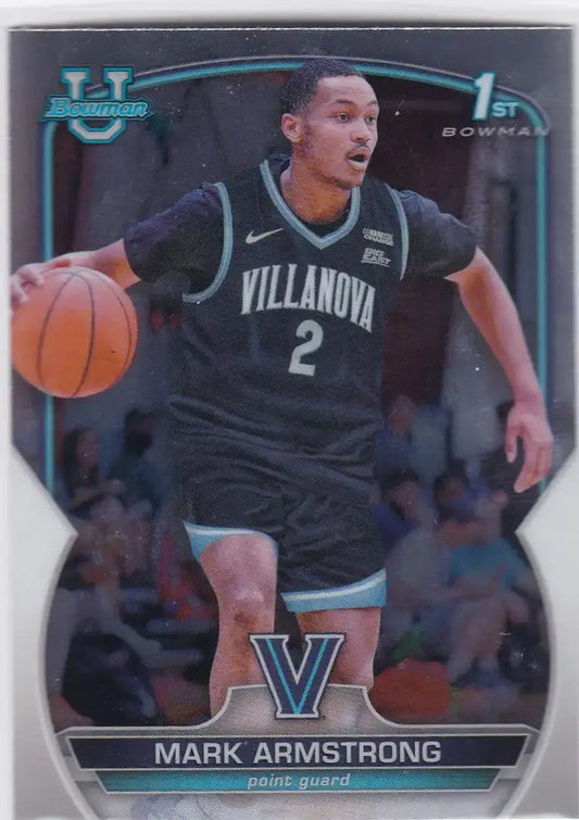 2022-23 Bowman Chrome University#95 Mark Armstrong Villanova - Basketball Card Single