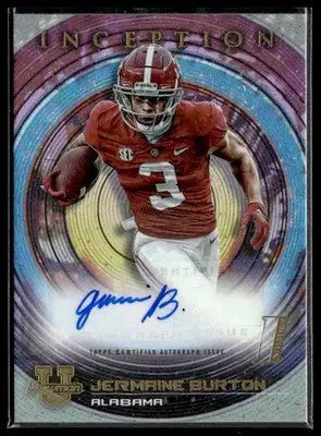 2022-23 Bowman U Inception Jermaine Burton #BIA-JBN Base Autos Crimson Tide - Football Card Single