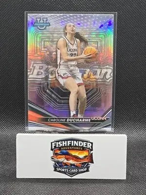 2022-23 Bowman University Best - Caroline Ducharme #56 Refractor (RC) - Basketball Card Single