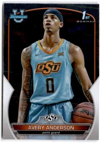 2022-23 Bowman University Chrome #60 Avery Anderson NM Near Mint 1st Bo ID:65393 - Basketball Card Single