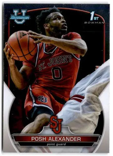 2022-23 Bowman University Chrome #64 Posh Alexander NM Near Mint 1st Bo ID:65398 - Basketball Card Single
