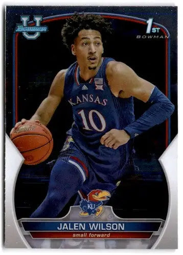 2022-23 Bowman University Chrome #67 Jalen Wilson NM Near Mint 1st Bowm ID:65402 - Basketball Card Single